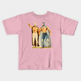 Santo and Blue Demon Tee Kids T-Shirt